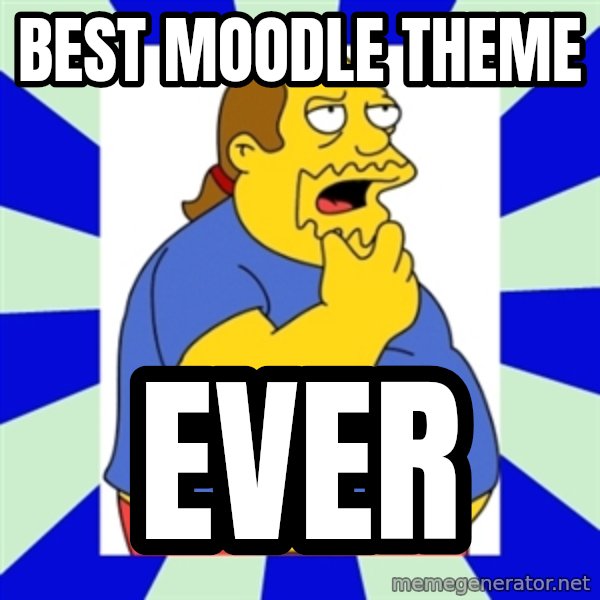Comic book guy simpsons meme: BEST Moodle theme / EVER