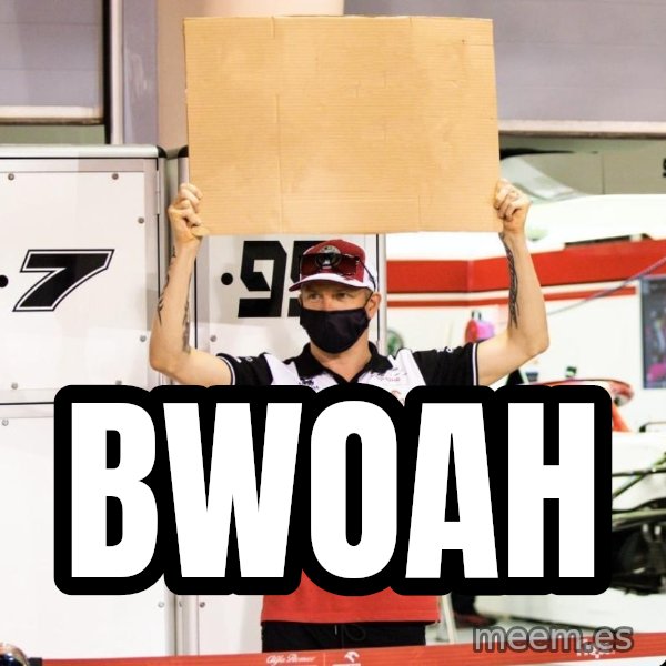 Kimi's Sign meme: Bwoah