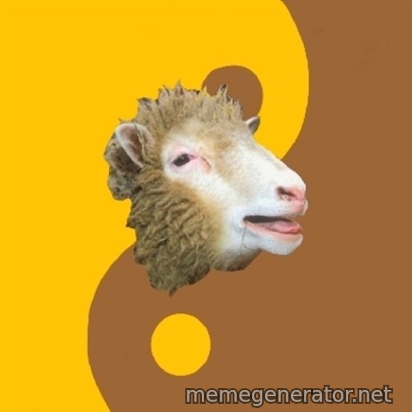 Sheep Obscurantist meme template