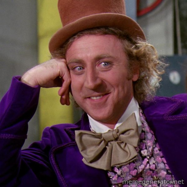 Willy Wonka meme template
