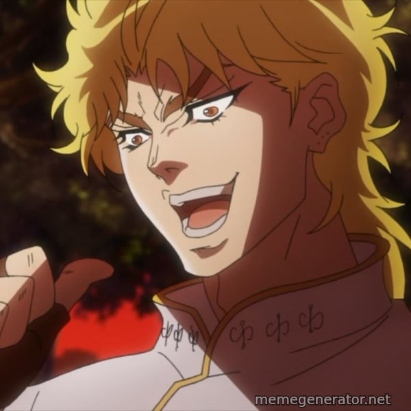 It Was Me, Dio! meme template