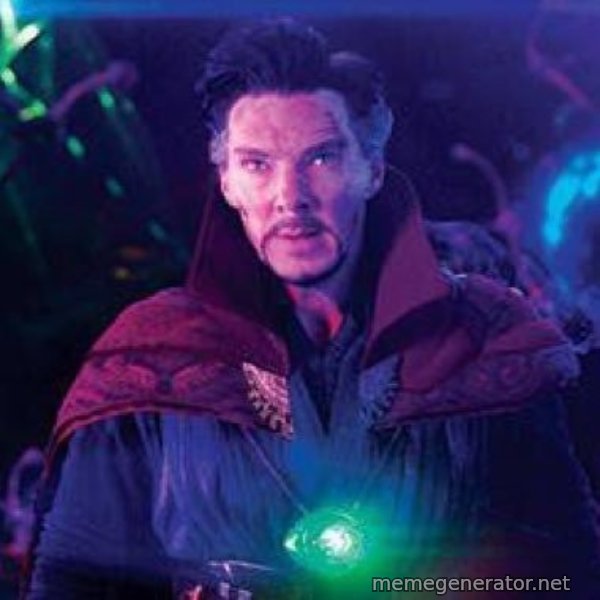 Dormammu, I've Come to Bargain meme template